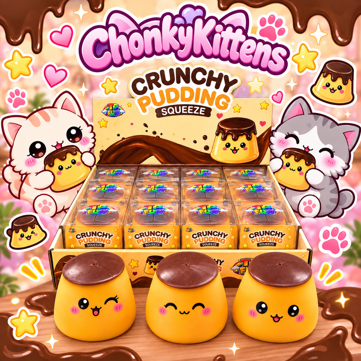 Crunchy Pudding Squishy 🍮✨
